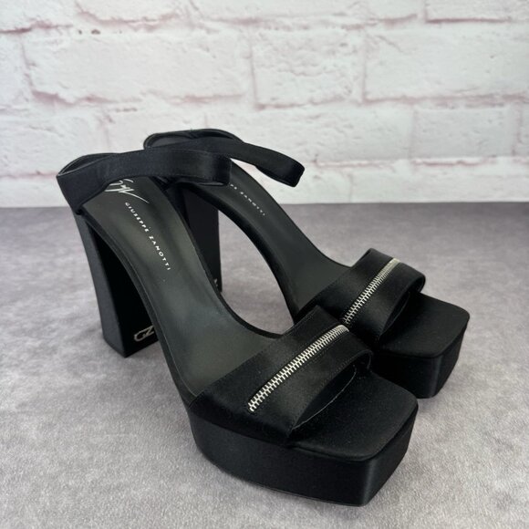 Giuseppe Zanotti Shoes - Giuseppe Zanotti Tytania Black Platform Heels